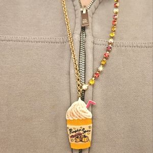 BETSEY JOHNSON Pumpkin Spice Necklace